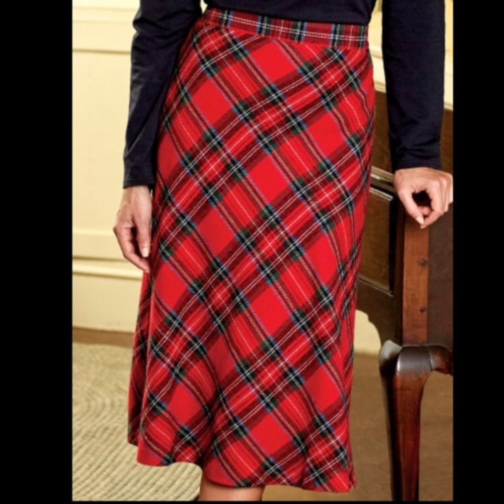 Vermont Country Store Tartan Skirt